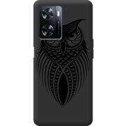 Черный чехол BoxFace OnePlus Nord N20 SE Owl