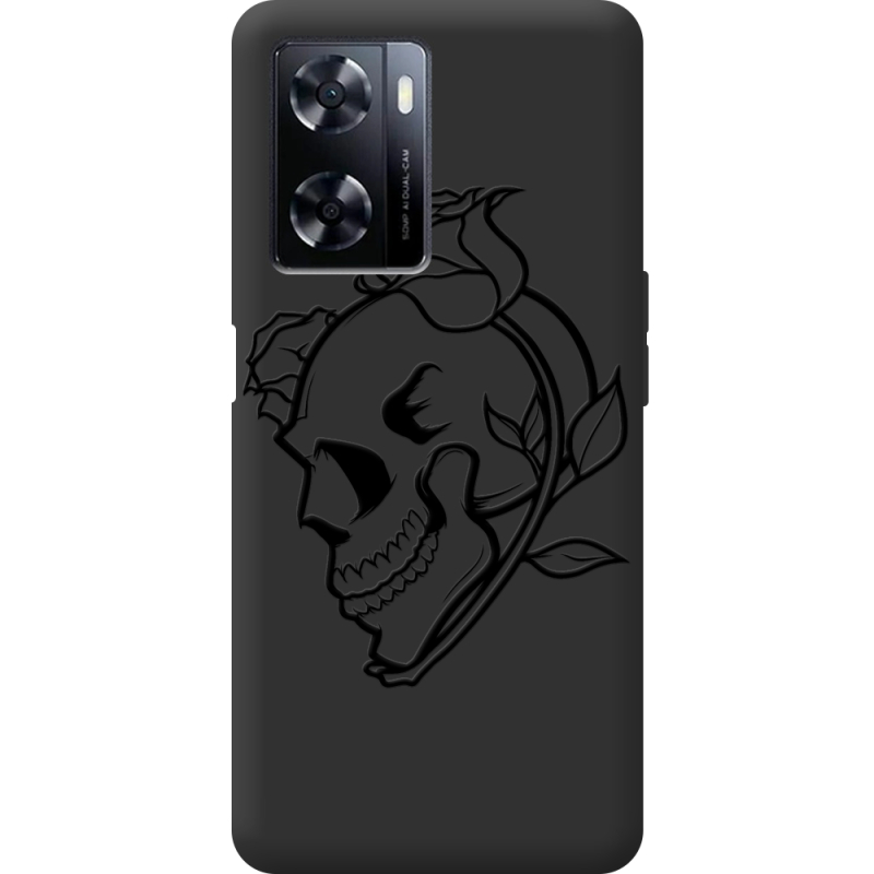 Черный чехол BoxFace OnePlus Nord N20 SE Skull and Roses