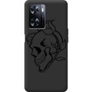 Черный чехол BoxFace OnePlus Nord N20 SE Skull and Roses