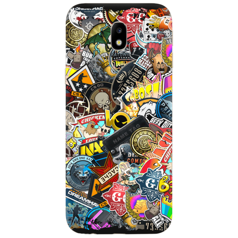 Чехол Uprint Samsung J330 Galaxy J3 (2017) CS:Go Stickerbombing