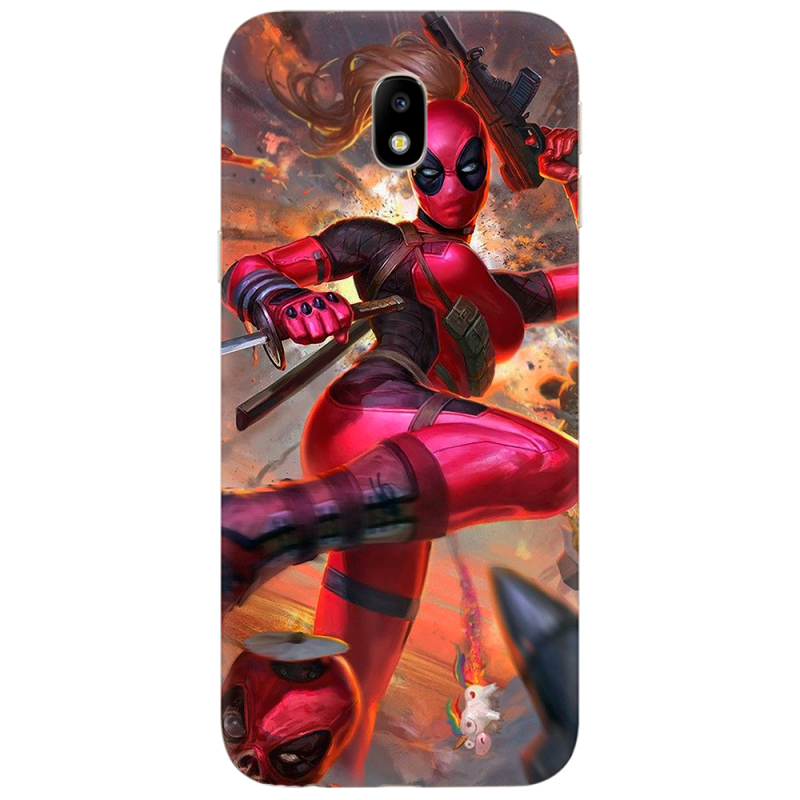 Чехол Uprint Samsung J330 Galaxy J3 (2017) Woman Deadpool