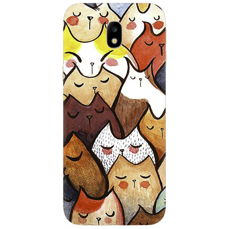 Чехол Uprint Samsung J330 Galaxy J3 (2017) Sleepy Cats