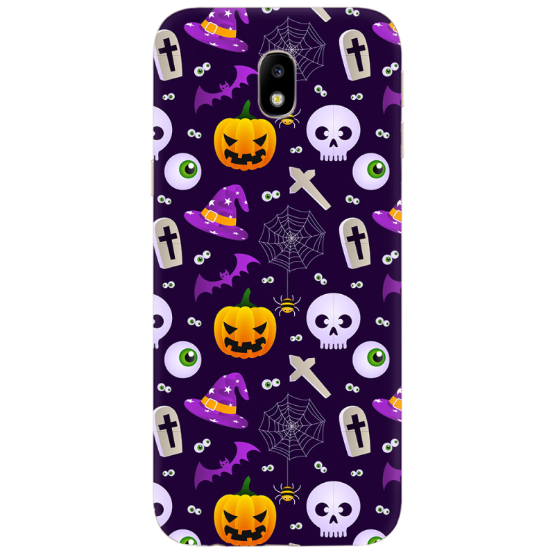 Чехол Uprint Samsung J330 Galaxy J3 (2017) Halloween Purple Mood
