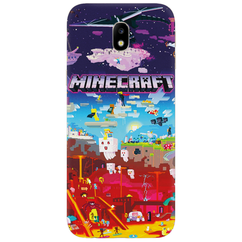 Чехол Uprint Samsung J330 Galaxy J3 (2017) Minecraft World Beyond