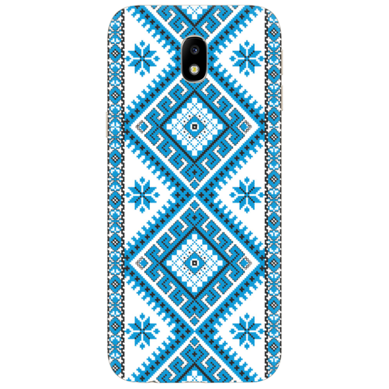 Чехол Uprint Samsung J330 Galaxy J3 (2017) Блакитний Орнамент