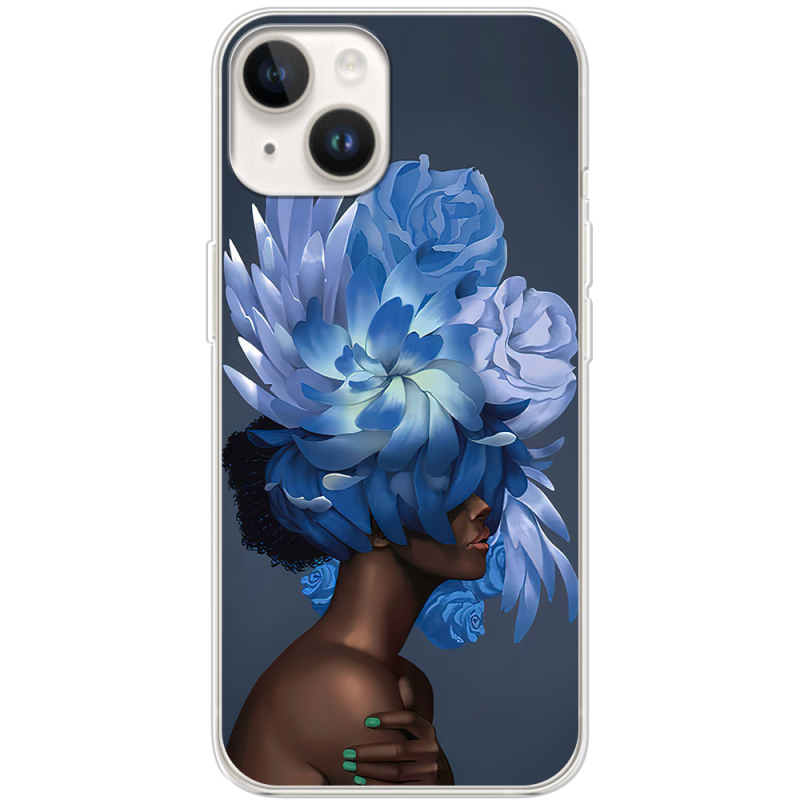 Чехол BoxFace Apple iPhone 15 Exquisite Blue Flowers