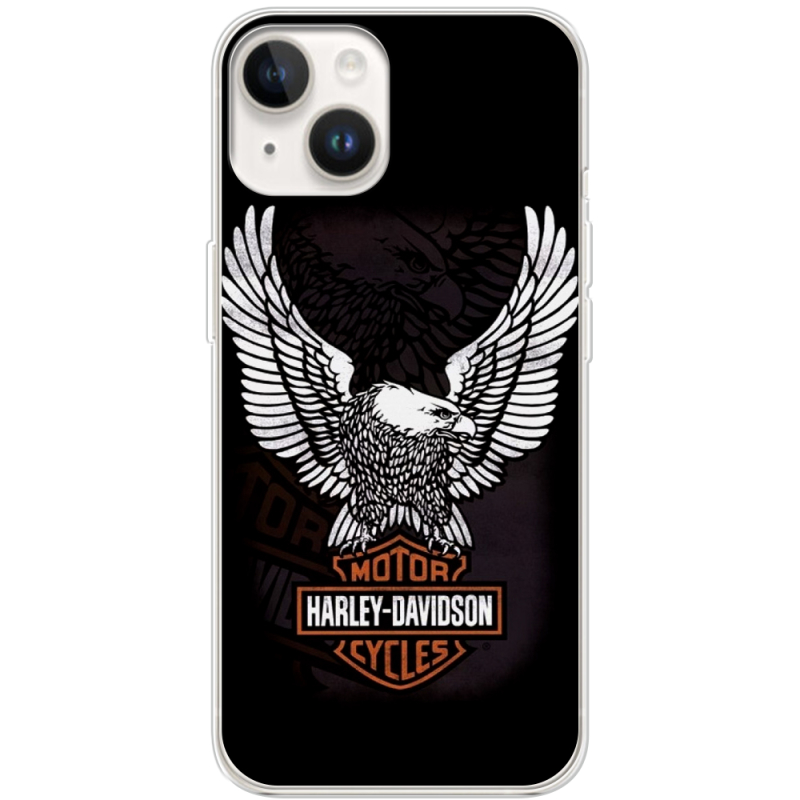 Чехол BoxFace Apple iPhone 15 Harley Davidson and eagle