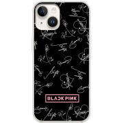 Чехол BoxFace Apple iPhone 15 Blackpink автограф