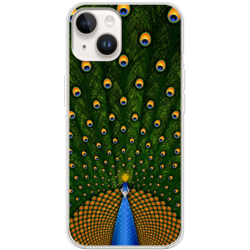 Чехол BoxFace Apple iPhone 15 Peacocks Tail