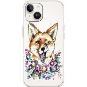 Прозрачный чехол BoxFace Apple iPhone 15 Winking Fox