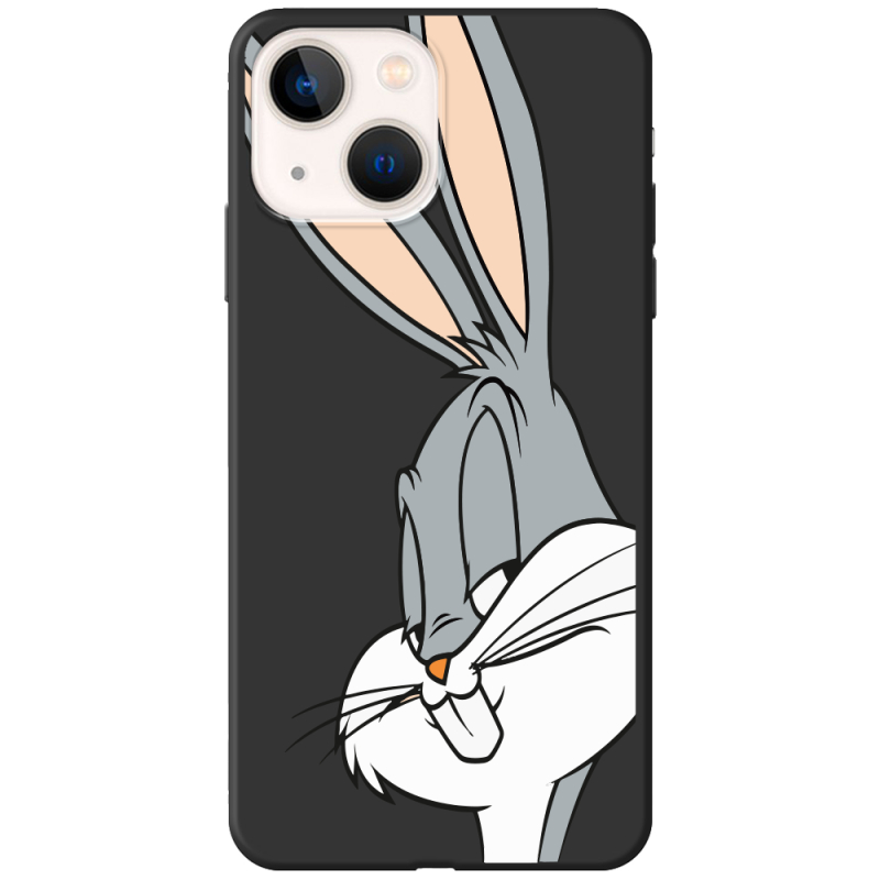 Черный чехол BoxFace Apple iPhone 15 Lucky Rabbit