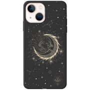 Черный чехол BoxFace Apple iPhone 15 Moon