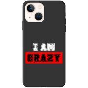 Черный чехол BoxFace Apple iPhone 15 I'm Crazy