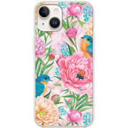 Чехол BoxFace Apple iPhone 15 Plus Birds in Flowers