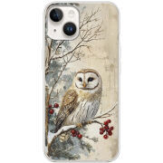 Чехол BoxFace Apple iPhone 15 Plus Christmas Owl