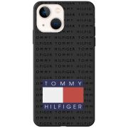 Черный чехол BoxFace Apple iPhone 15 Plus Tommy Print