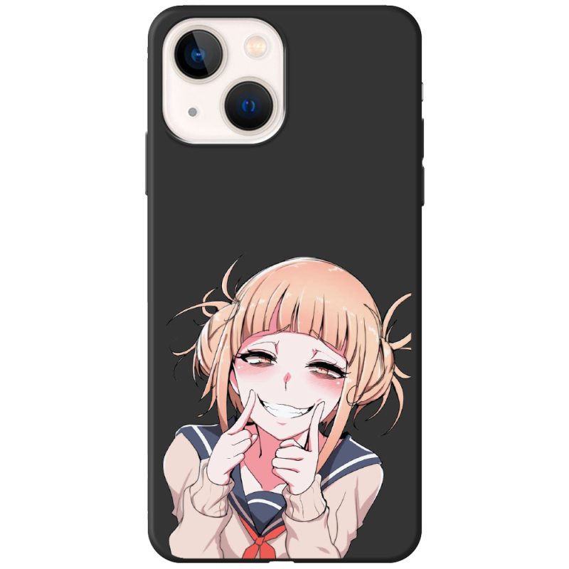 Черный чехол BoxFace Apple iPhone 15 Plus Himiko Toga Smile