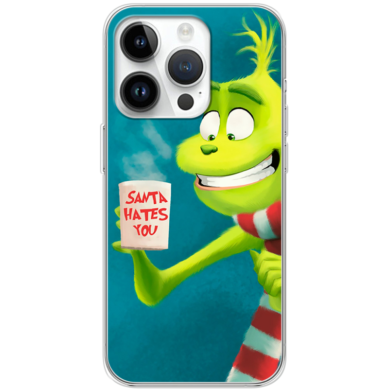 Чехол BoxFace Apple iPhone 15 Pro Santa Hates You