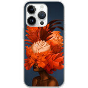 Чехол BoxFace Apple iPhone 15 Pro Exquisite Orange Flowers