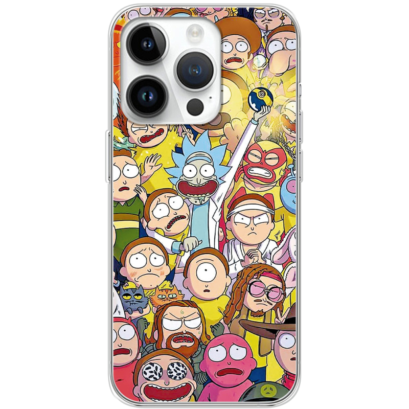 Чехол BoxFace Apple iPhone 15 Pro Rick and Morty