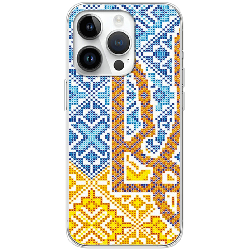 Чехол BoxFace Apple iPhone 15 Pro Тризуб Вишивка