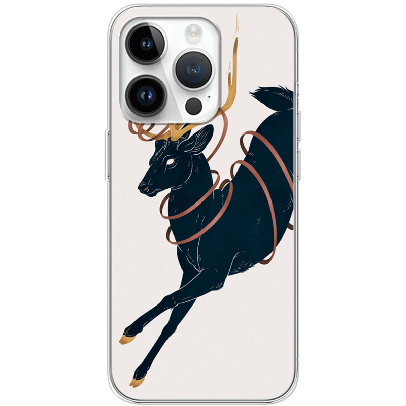 Чехол BoxFace Apple iPhone 15 Pro Black Deer