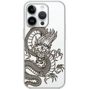 Прозрачный чехол BoxFace Apple iPhone 15 Pro Chinese Dragon