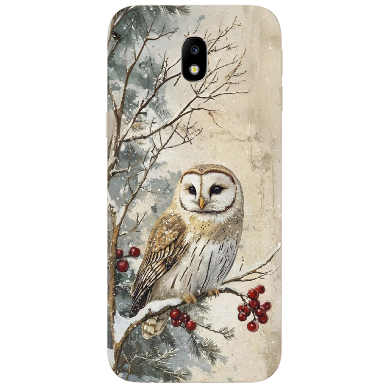 Чехол Uprint Samsung J730 Galaxy J7 (2017) Christmas Owl
