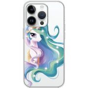 Чехол со стразами Apple iPhone 15 Pro Unicorn Queen