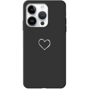 Черный чехол BoxFace Apple iPhone 15 Pro My Heart