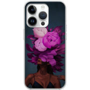 Чехол BoxFace Apple iPhone 15 Pro Max Exquisite Purple Flowers