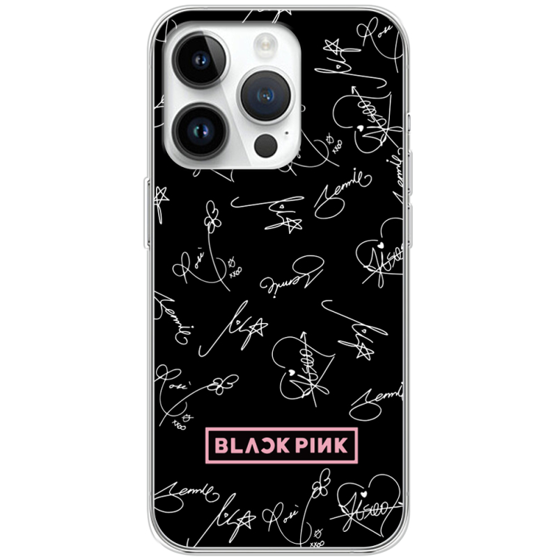 Чехол BoxFace Apple iPhone 15 Pro Max Blackpink автограф