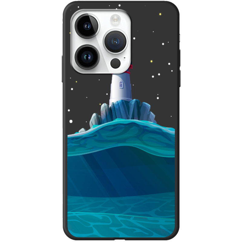 Черный чехол BoxFace Apple iPhone 15 Pro Max Lighthouse