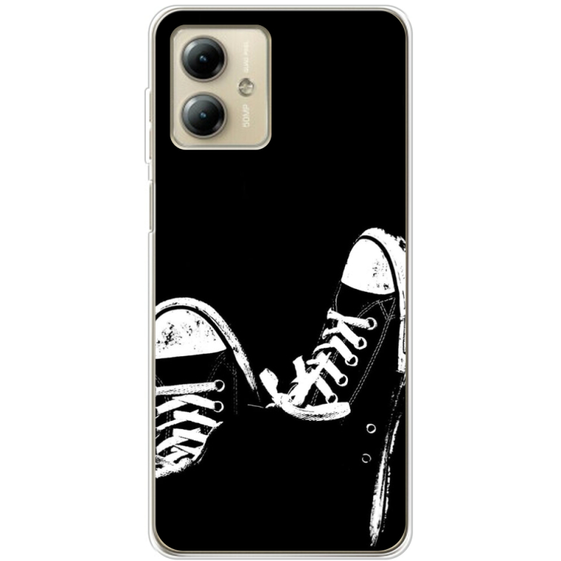 Чехол BoxFace Motorola G14 Black Sneakers