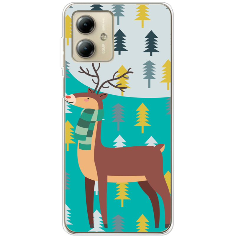 Чехол BoxFace Motorola G14 Foresty Deer