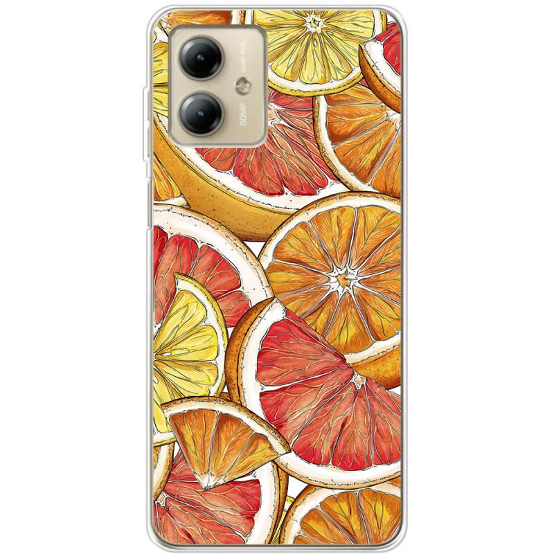 Чехол BoxFace Motorola G14 Citrus Pattern