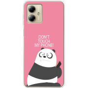 Чехол BoxFace Motorola G14 Dont Touch My Phone Panda