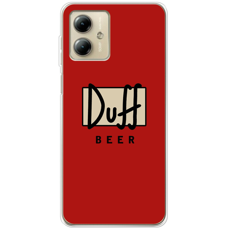 Чехол BoxFace Motorola G14 Duff beer