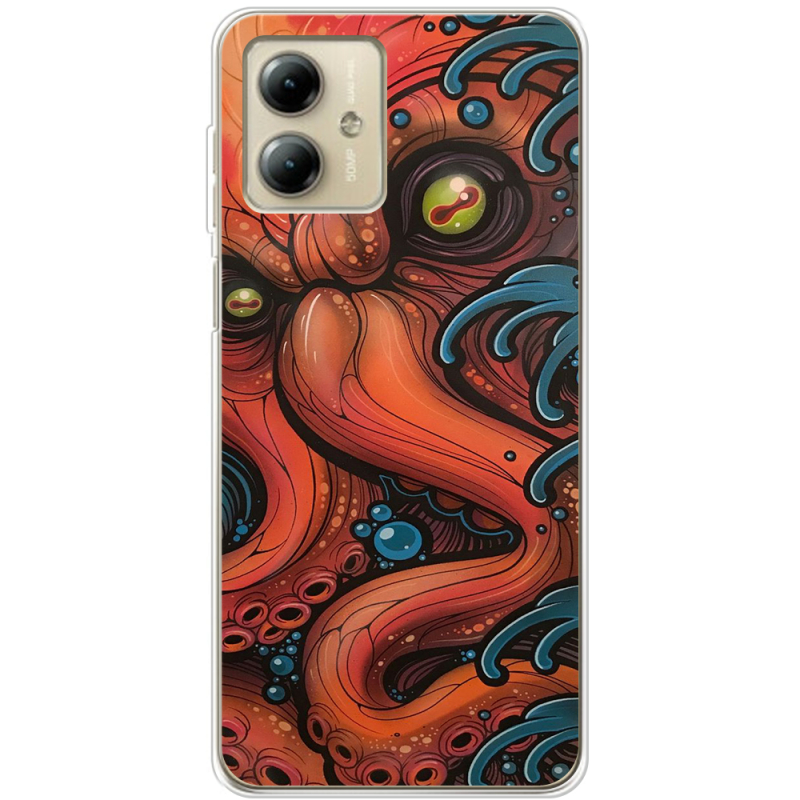 Чехол BoxFace Motorola G14 Octopus