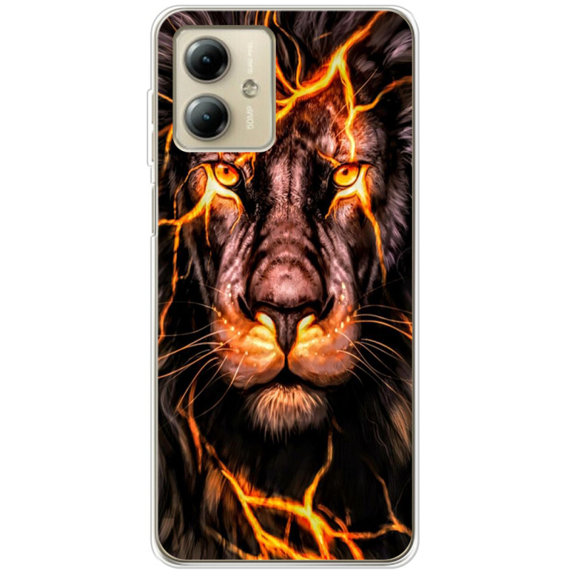 Чехол BoxFace Motorola G14 Fire Lion