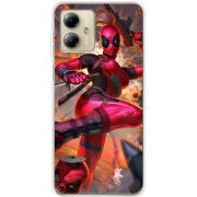 Чехол BoxFace Motorola G14 Woman Deadpool