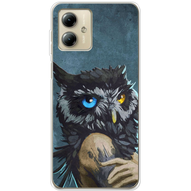 Чехол BoxFace Motorola G14 Owl Woman