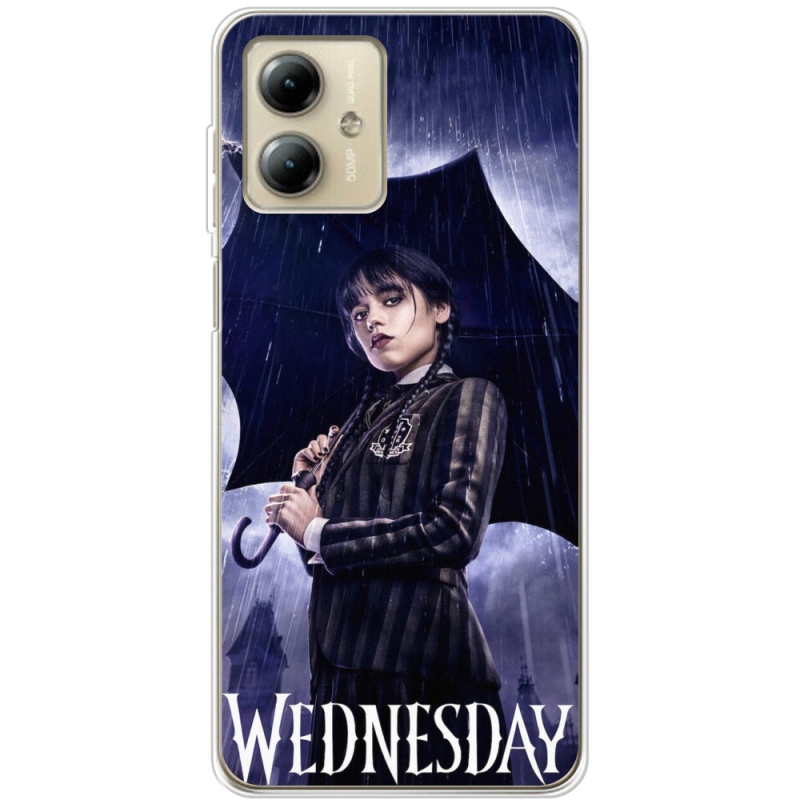 Чехол BoxFace Motorola G14 Wednesday Addams