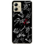 Чехол BoxFace Motorola G14 Stray Kids автограф