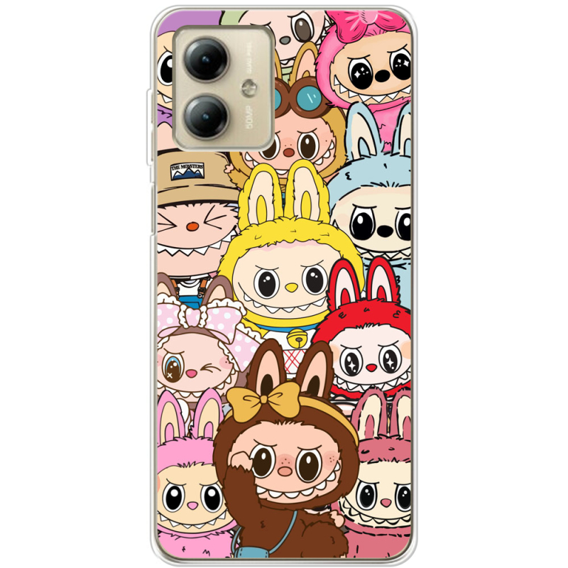 Чехол BoxFace Motorola G14 Labubu