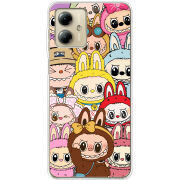 Чехол BoxFace Motorola G14 Labubu