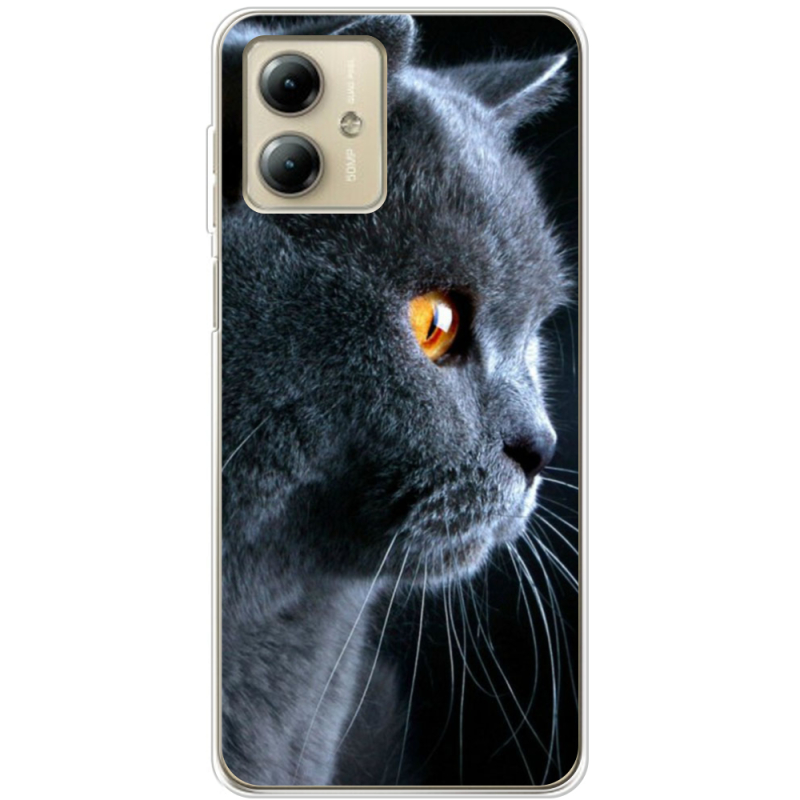 Чехол BoxFace Motorola G14 English cat