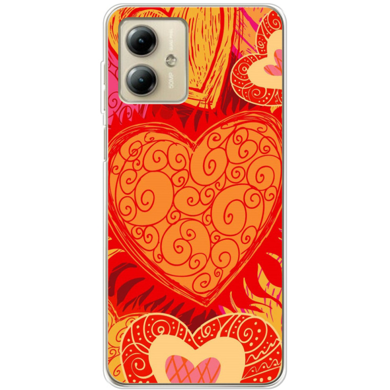 Чехол BoxFace Motorola G14 Warm Hearts