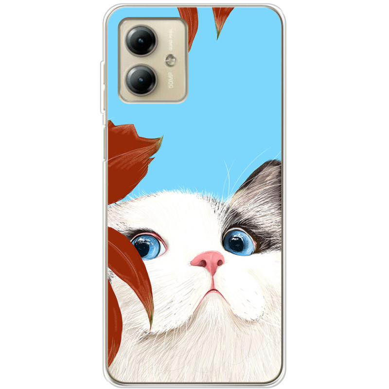 Чехол BoxFace Motorola G14 Wondering Cat