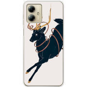 Чехол BoxFace Motorola G14 Black Deer